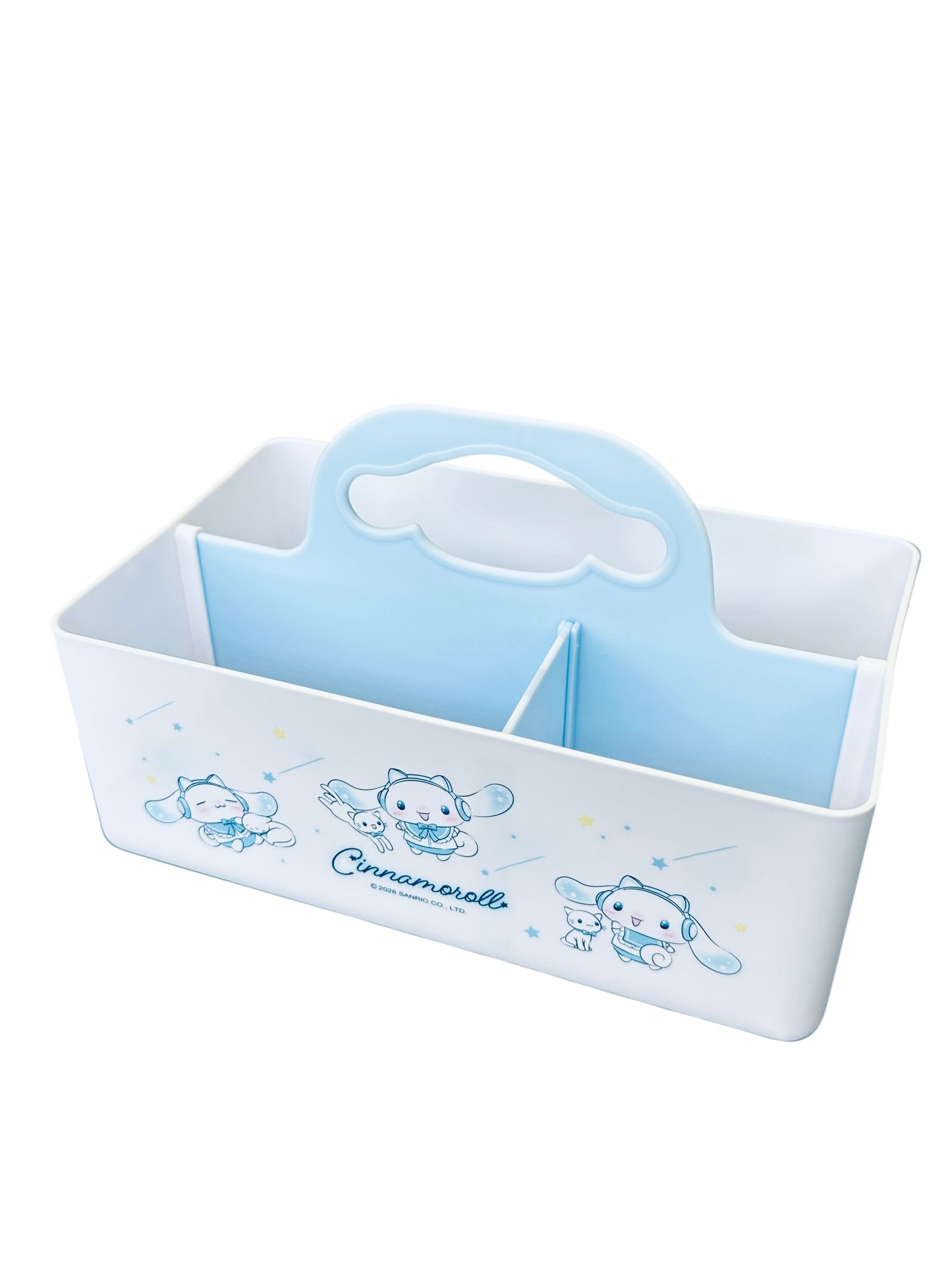 SANRIO ORIGINAL CINNAMOROLL CAT EAR HEADPHONES STORAGE BOX WHITE