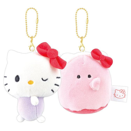 SANRIO ORIGINAL HELLO KITTY X OBAKANE MASCOT KEYCHAIN