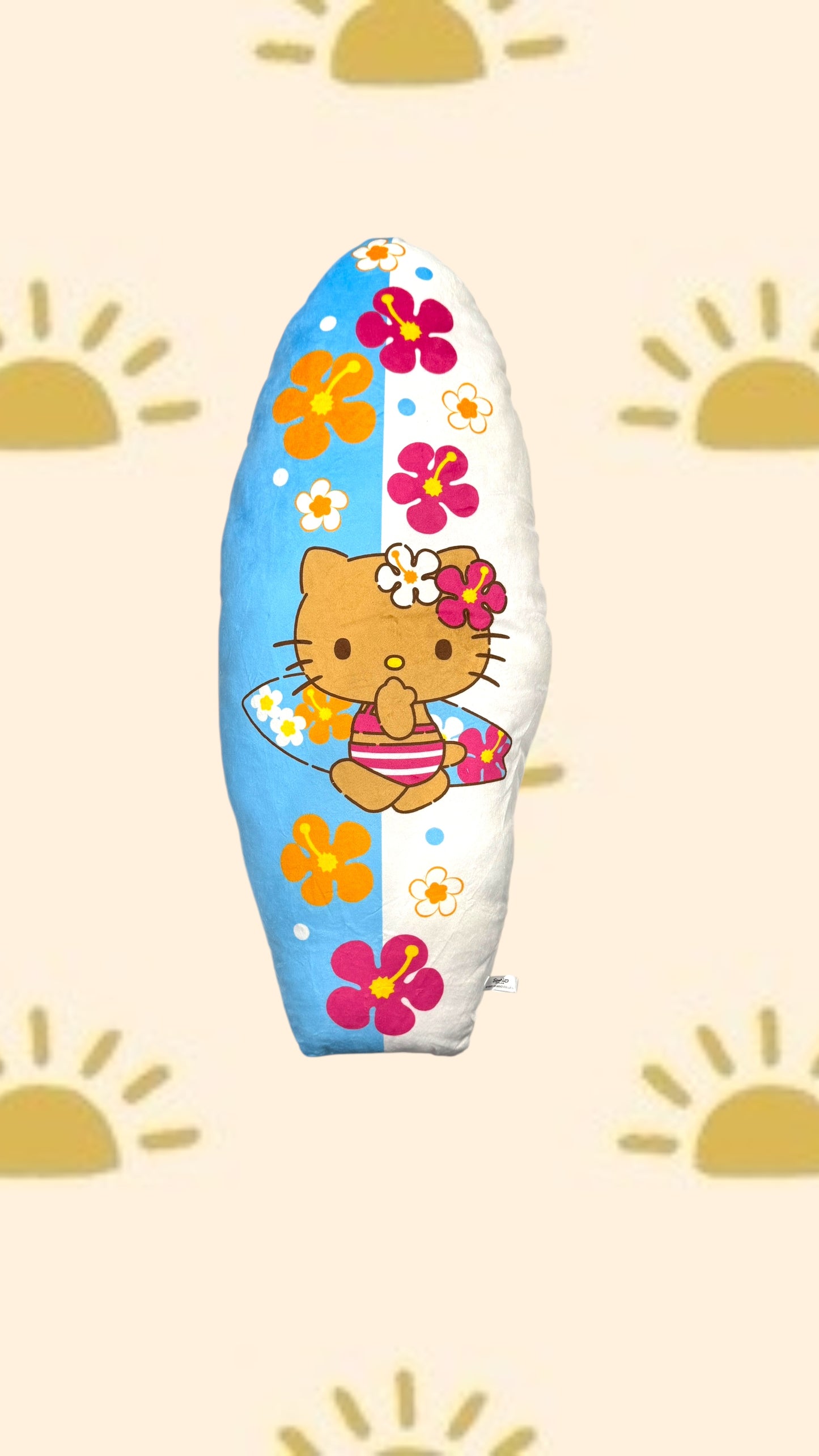 SANRIO TAN HELLO KITTY SURFBOARD CUSHION GRAND PRIZE KUJI