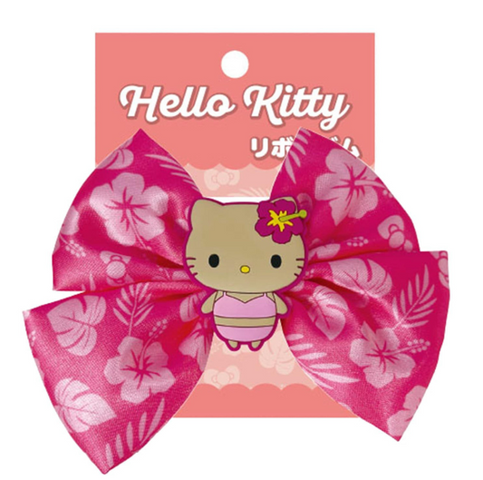 SANRIO ORIGINAL HELLO KITTY RIBBON HAIR TIE PINK SWIMSUIT