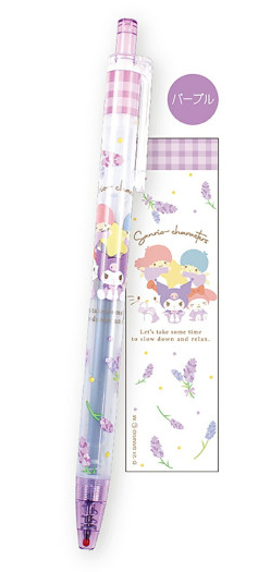 SANRIO ORIGINAL CHARACTERS COLOR GEL PEN PURPLE