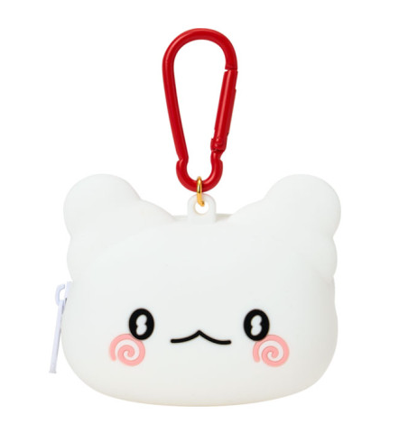 SANRIO ORIGINAL HANAMARUOBAKE FACE-SHAPED SILICONE MINI POUCH (I LOVE SWEETS)