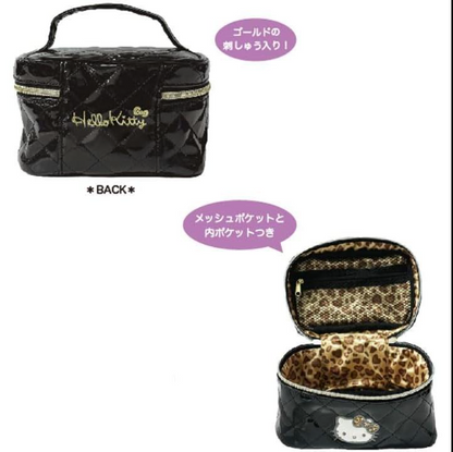 SANRIO ORIGINAL HELLO KITTY BLACK COSMETIC BAG 2025