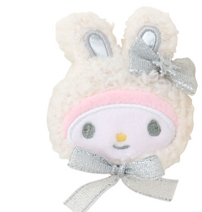 SANRIO ORIGINAL CHARACTERS FLUFFY SNOW RABBIT HAIR CLIP BLIND BOX