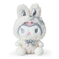 SANRIO ORIGINAL KUROMI PLUSH FLUFFY SNOW RABBIT