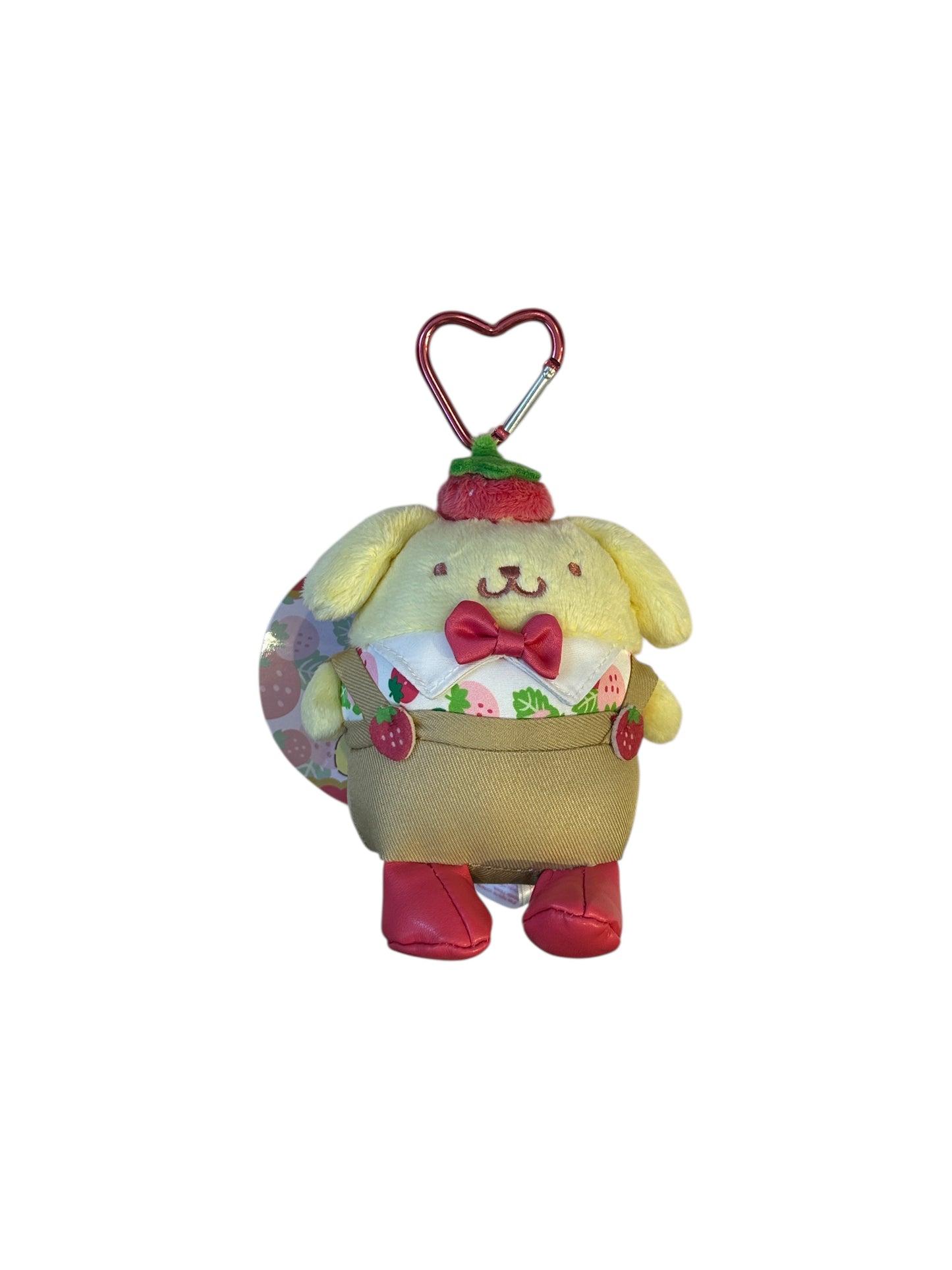 SANRIO ORIGINAL POMPOMPURIN MASCOT PLUSH 50TH ANNIVERSARY STRAWBERRY