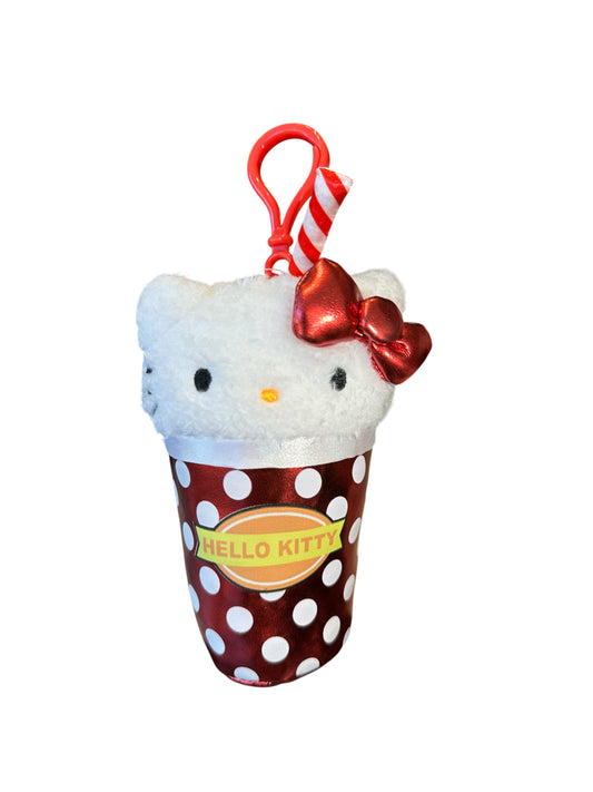 SANRIO HELLO KITTY DRINK FOOD COURT MASCOT CLIP ON