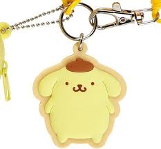 SANRIO JAPAN ORIGINAL POMPOMPURIN MINI CASE WITH KEYCHAIN