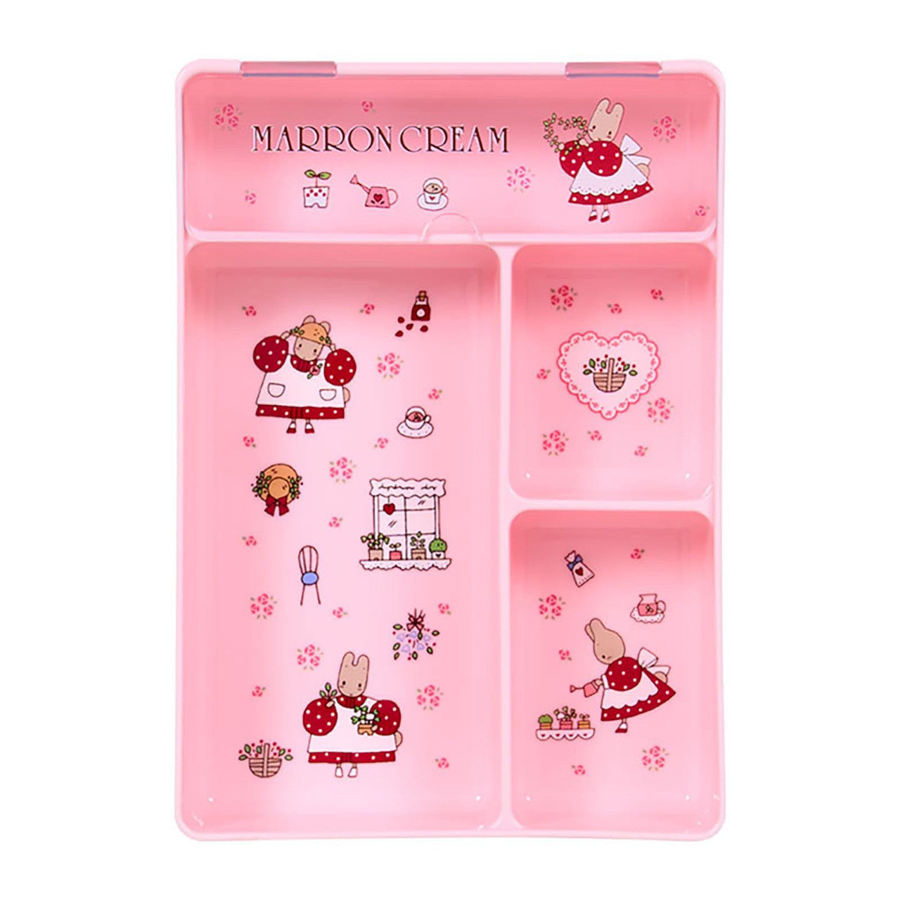 SANRIO ORIGINAL MARRONCREAM TRAY WITH LID PERSONAL ACCESSORIES FOREVER