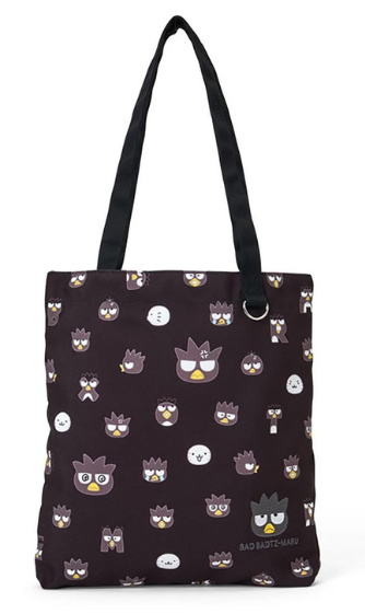 SANRIO ORIGINAL BAD BATZ-MARU HANGYODON AND FUNNY FACE DESIGN TOTE BAG