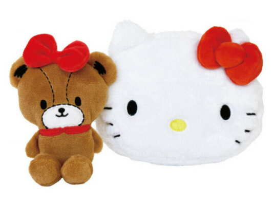 SANRIO ORIGINAL HELLO KITTY & TINY CHUM MASCOT POUCH SET