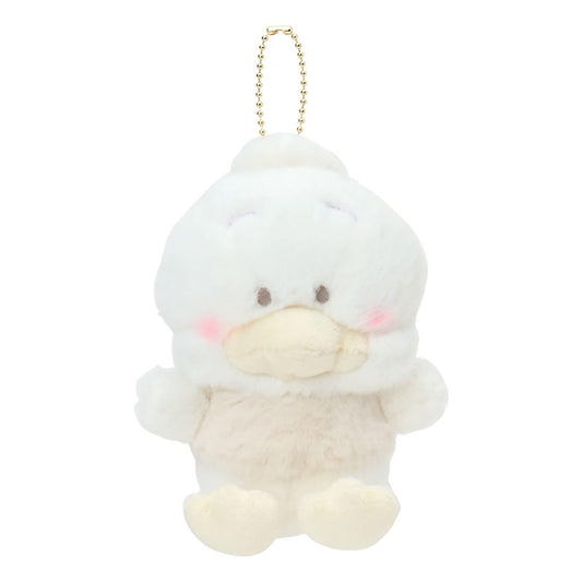 SANRIO ORIGINAL PEKKLE MASCOT HOLDER SLEEPING ON WHITE FLUFFY CLOUD