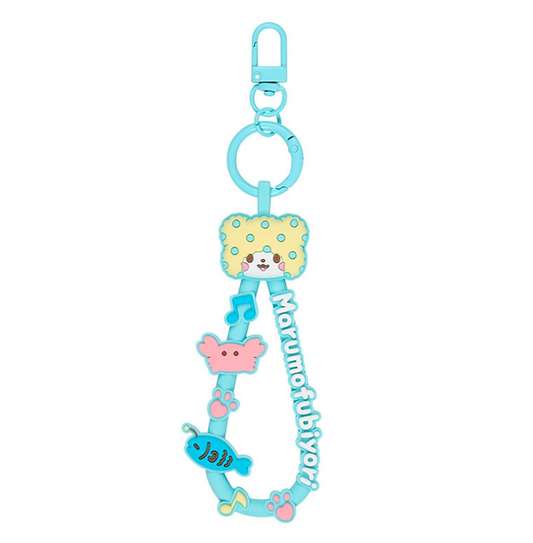 SANRIO ORIGINAL MARUMOFUBIYORI RUBBER CORE KEYCHAIN