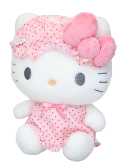 SANRIO ORIGINAL HELLO KITTY PLUSH TOY (S) NIGHTCAP