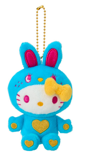 SANRIO ORIGINAL HELLO KITTY MASCOT CHARM / PLUSH BUNNY COLLECTION BLUE 2025