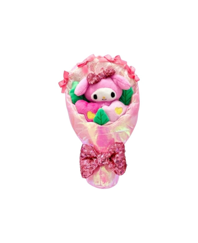 SANRIO MY MELODY 8 IN PLUSH FLOWER BOUQUET