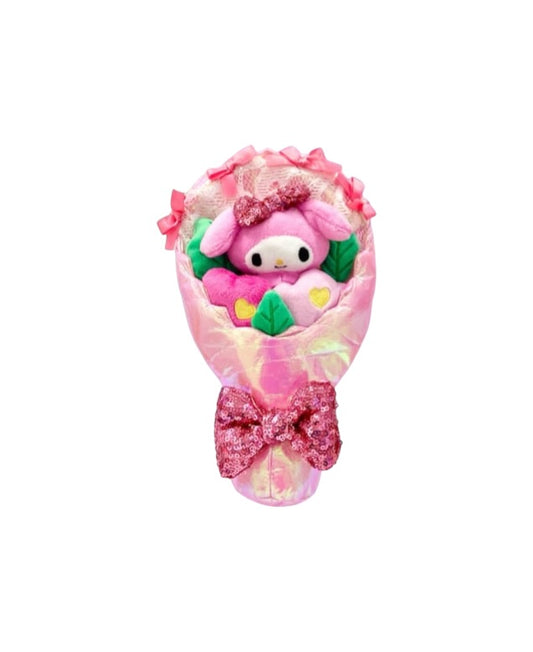 SANRIO MY MELODY 8 IN PLUSH FLOWER BOUQUET