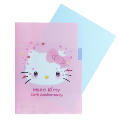 SANRIO ORIGINAL HELLO KITTY A5 FILE 50TH ANNIVERSARY 1996