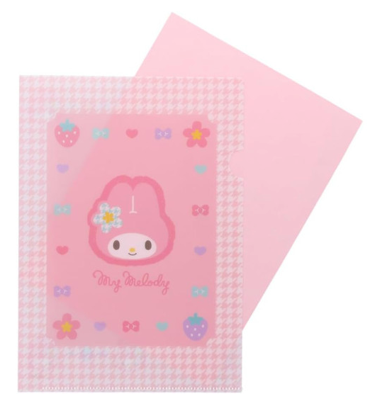 SANRIO ORIGINAL MY MELODY A5 FILE WITH STICKER SET