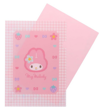 SANRIO ORIGINAL MY MELODY A5 FILE WITH STICKER SET