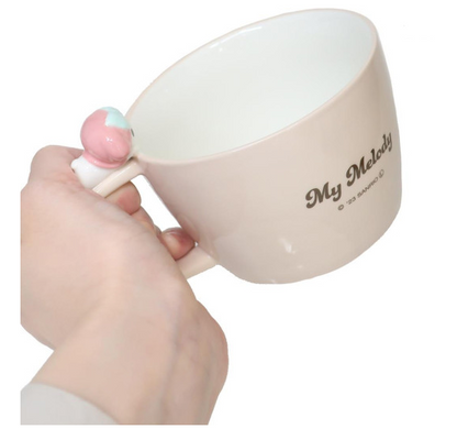 SANRIO ORIGINAL MY MELODY MUG WITH NOKKARI FIGURE COMICS