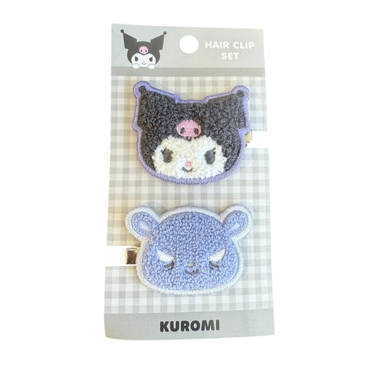 SANRIO ORIGINAL KUROMI HAIR CLIP SET
