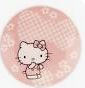 SANRIO HELLO KITTY SMALL PLATE PLUM PINK SAKURA