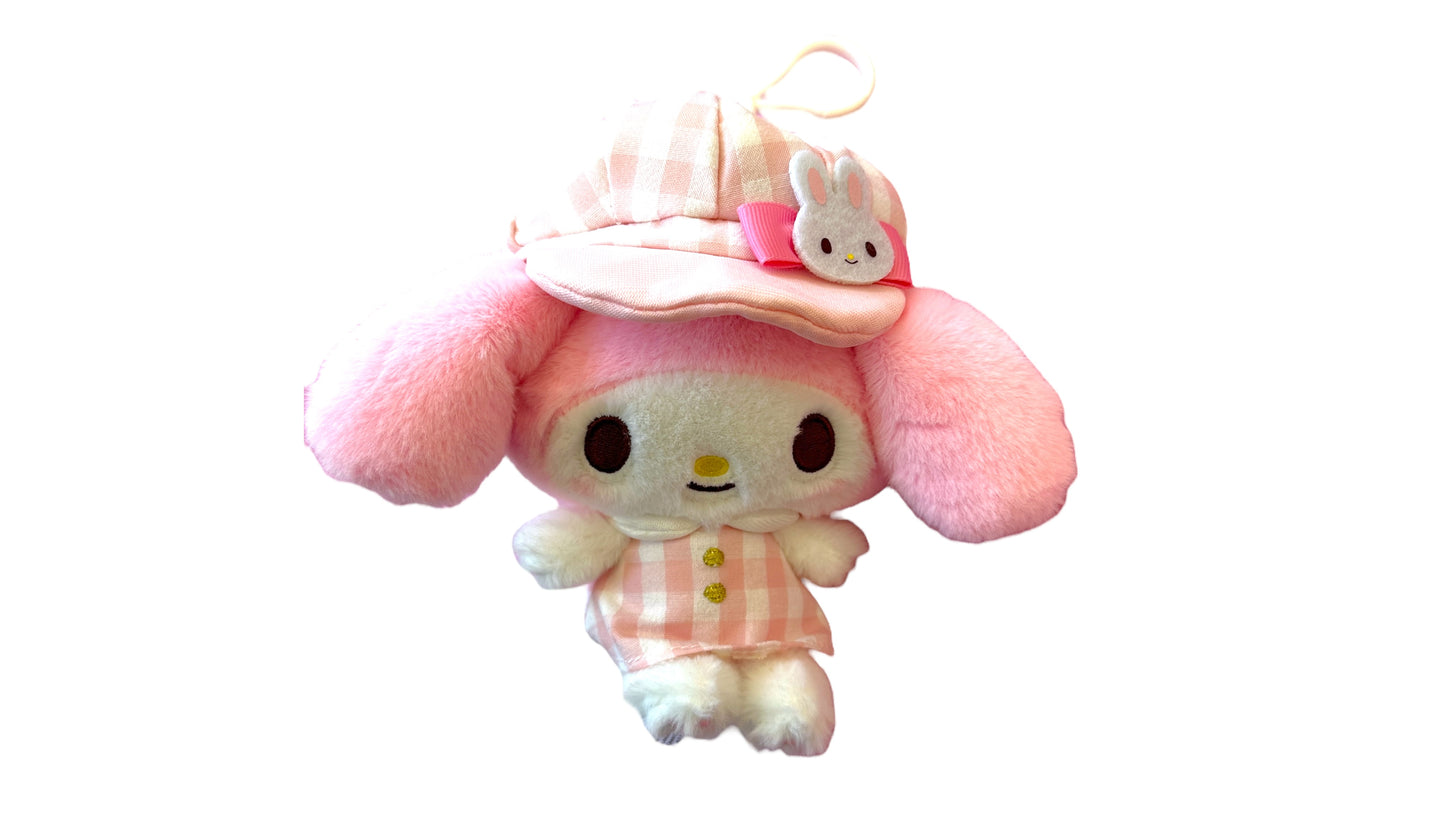 SANRIO ORIGINAL MY MELODY GINGHAM MASCOT CLIP