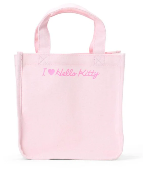 SANRIO ORIGINAL HELLO KITTY (I LOVE HELLO KITTY) 2 WAY MINI TOTE BAG PINK