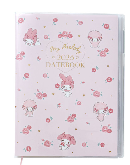 SANRIO JAPAN ORIGINAL MY MELODY DATEBOOK A5 2025 CALENDAR