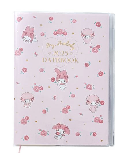 SANRIO JAPAN ORIGINAL MY MELODY DATEBOOK A5 2025 CALENDAR