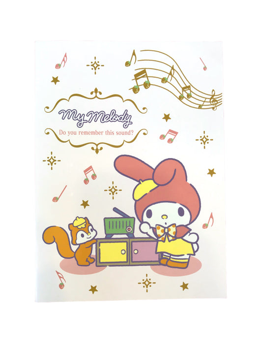 SANRIO JAPAN ORIGINAL MY MELODY A5 NOTEBOOK