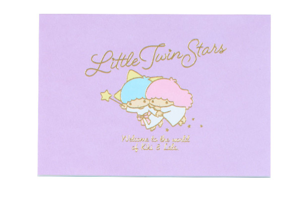 SANRIO ORIGINAL LITTLE TWIN STARS MESSAGE MINI PAD