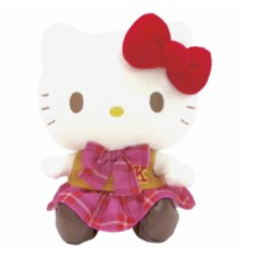 SANRIO HELLO KITTY 8 INCHES UNIFORM PLUSH