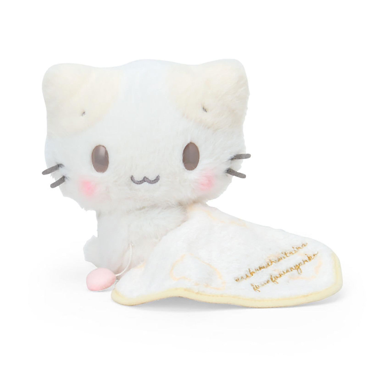 SANRIO ORIGINAL MASYUMARO PLUSH TOY SLEEPING ON WHITE FLUFFY CLOUD