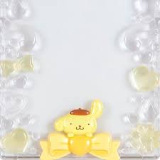 SANRIO JAPAN ORIGINAL POMPOMPURIN CARD HOLDER ENJOY IDOL LACE BOW