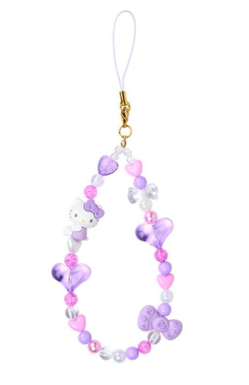 SANRIO ORIGINAL HELLO KITTY GOGO GAL LEOPARD PURPLE PHONE STRAP