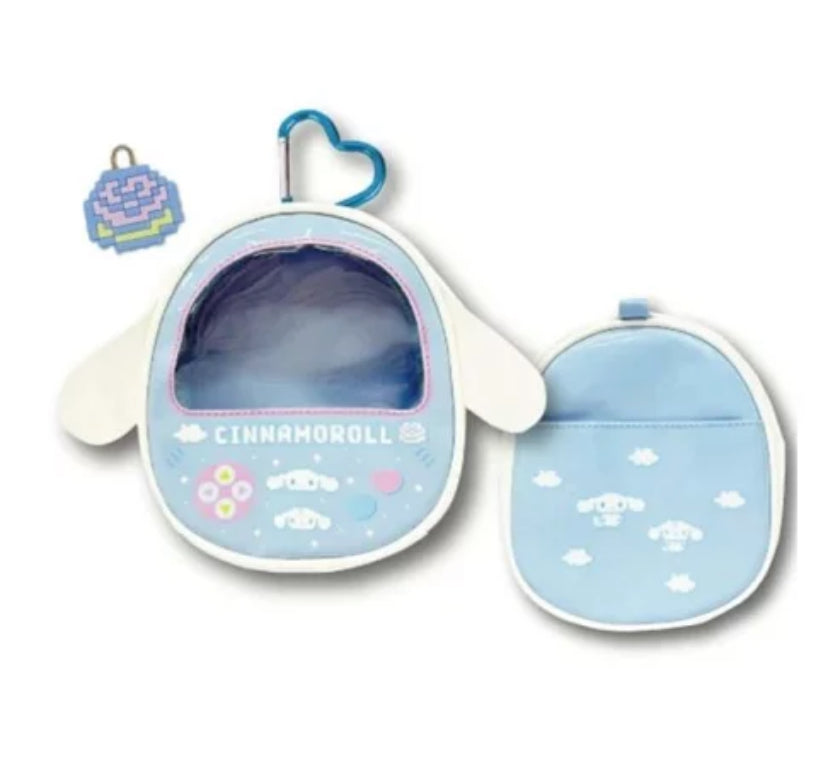 SANRIO ORIGINAL CINNAMOROLL MINI POUCH WITH WINDOW GAME STYLE
