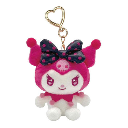 SANRIO ORIGINAL KUROMI MASCOT HOLDER NAKAJIMA FAVORITE COLOR PINK