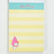 SANRIO ORIGINAL MY MELODY MINI NOTEPAD RETRO