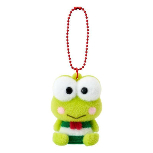 SANRIO ORIGINAL KEROPPI FLOCKED FIGURE MASCOT HOLDER