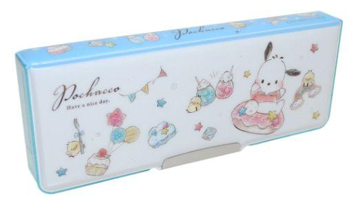 SANRIO JAPAN ORIGINAL POCHACCO TWO SIDE PENCIL BOX