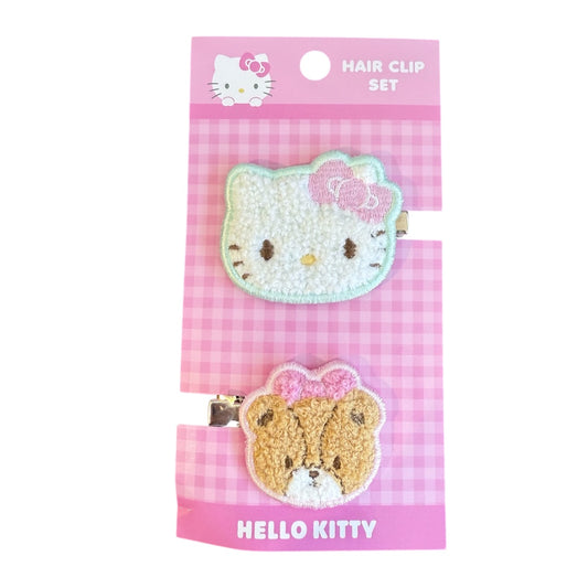 SANRIO ORIGINAL HELLO KITTY HAIR CLIP SET