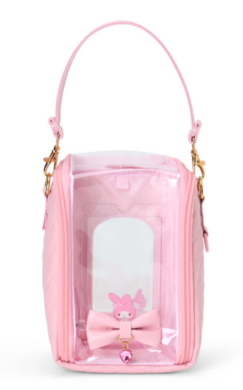 SANRIO ORIGINAL MY MELODY ENJOY IDOL RIBBON CLEAR WINDOW POUCH