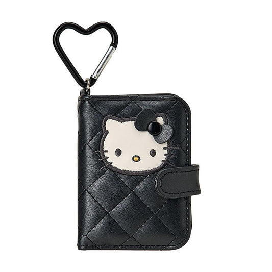 SANRIO ORIGINAL HELLO KITTY NOTEBOOK SHAPED DOUBLE MIRROR MINIATURE QUILT BLACK