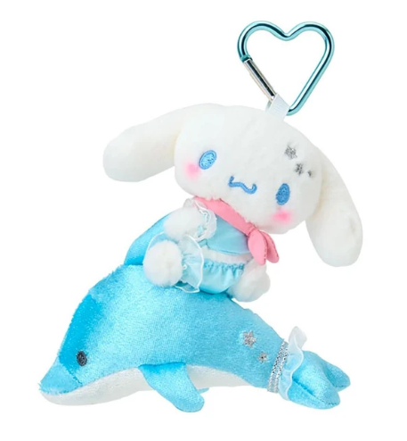 SANRIO ORIGINAL CINNAMOROLL SHINY DOLPHIN MASCOT HOLDER