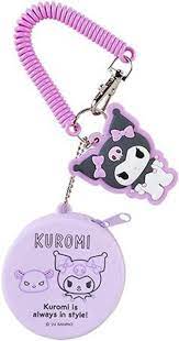 SANRIO JAPAN ORIGINAL KUROMI MINI CASE CHARM KEYCHAIN