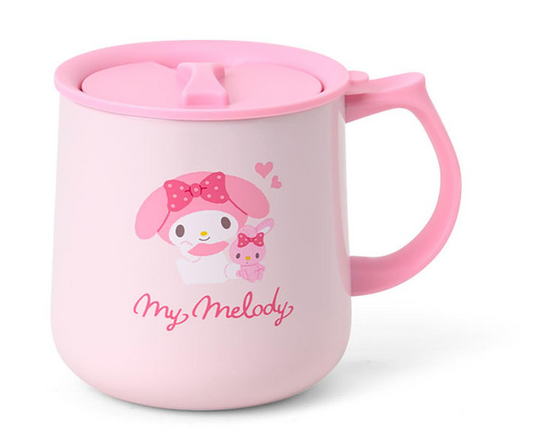 SANRIO ORIGINAL MY MELODY STAINLESS STEEL MUG WITH LID
