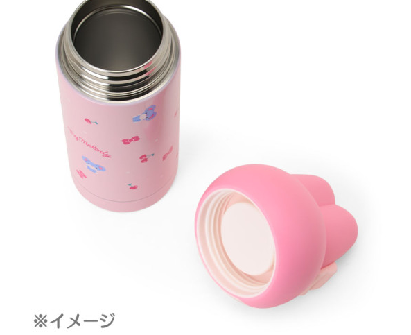 SANRIO ORIGINAL HELLO KITTY FACE SHAPED STAINLESS STEEL BOTTLE