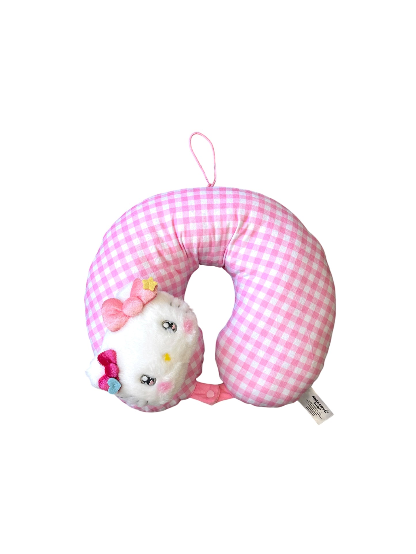 SANRIO HELLO KITTY NECK PILLOW SPARKLE EYES